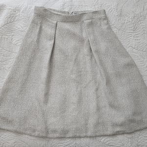 The Fold Blenheim Skirt Winter White Tweed Size US 12/UK 16